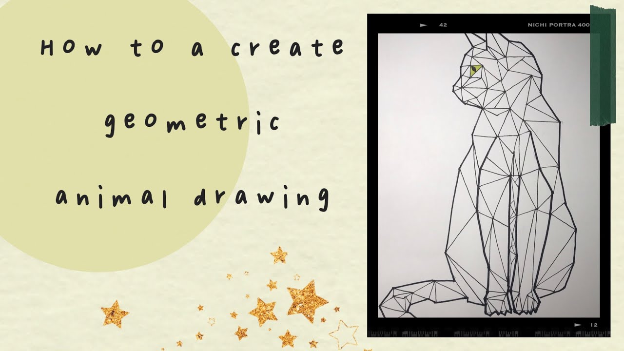 How To Create Geometric Animal (Bengal Cat) | for Leigha Leighton