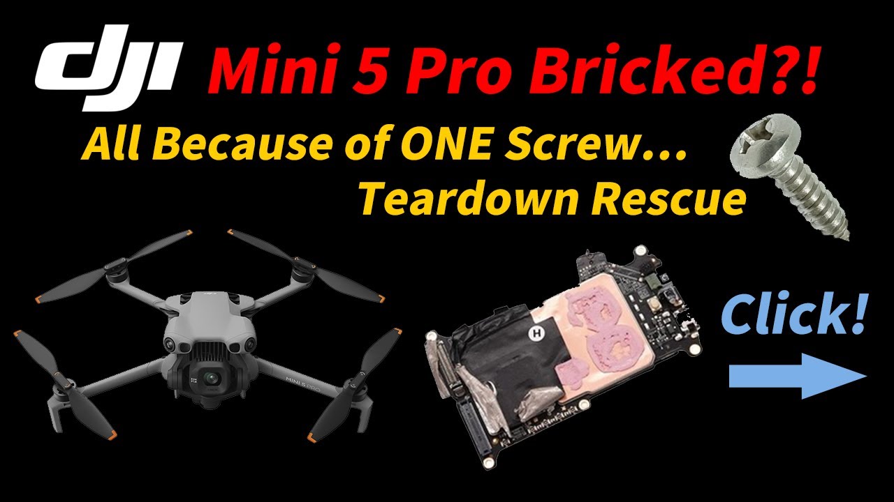 Mini 5 Pro BRICKED By a Single Screw? Full Teardown & Repair