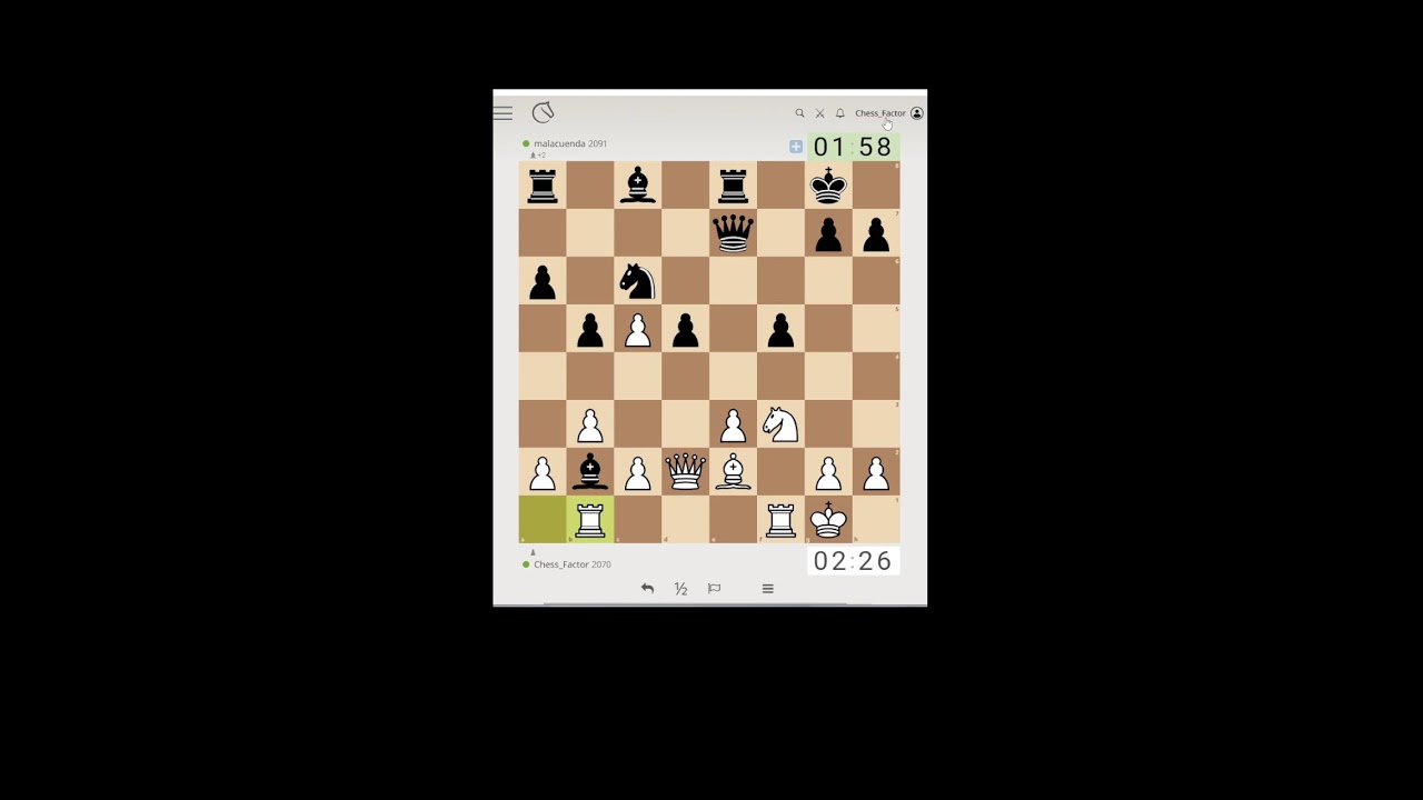 Игра на Lichess ,игра со зрителями. #рекомендации #chess #shorts #short #шахматы