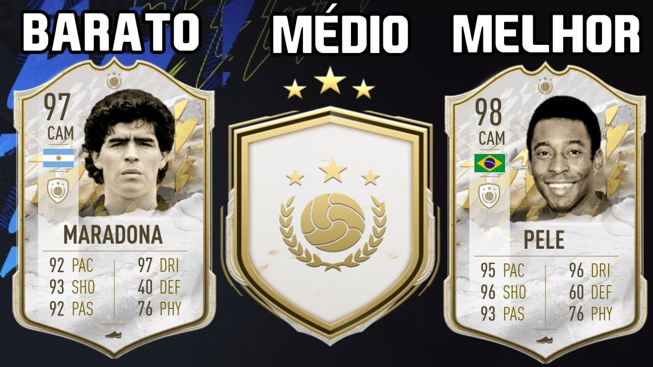 Melhores Jogadores ICON PRIME do FIFA 22 por PREÇO e POSIÇÃO | FIFA 22 ULITMATE TEAM
