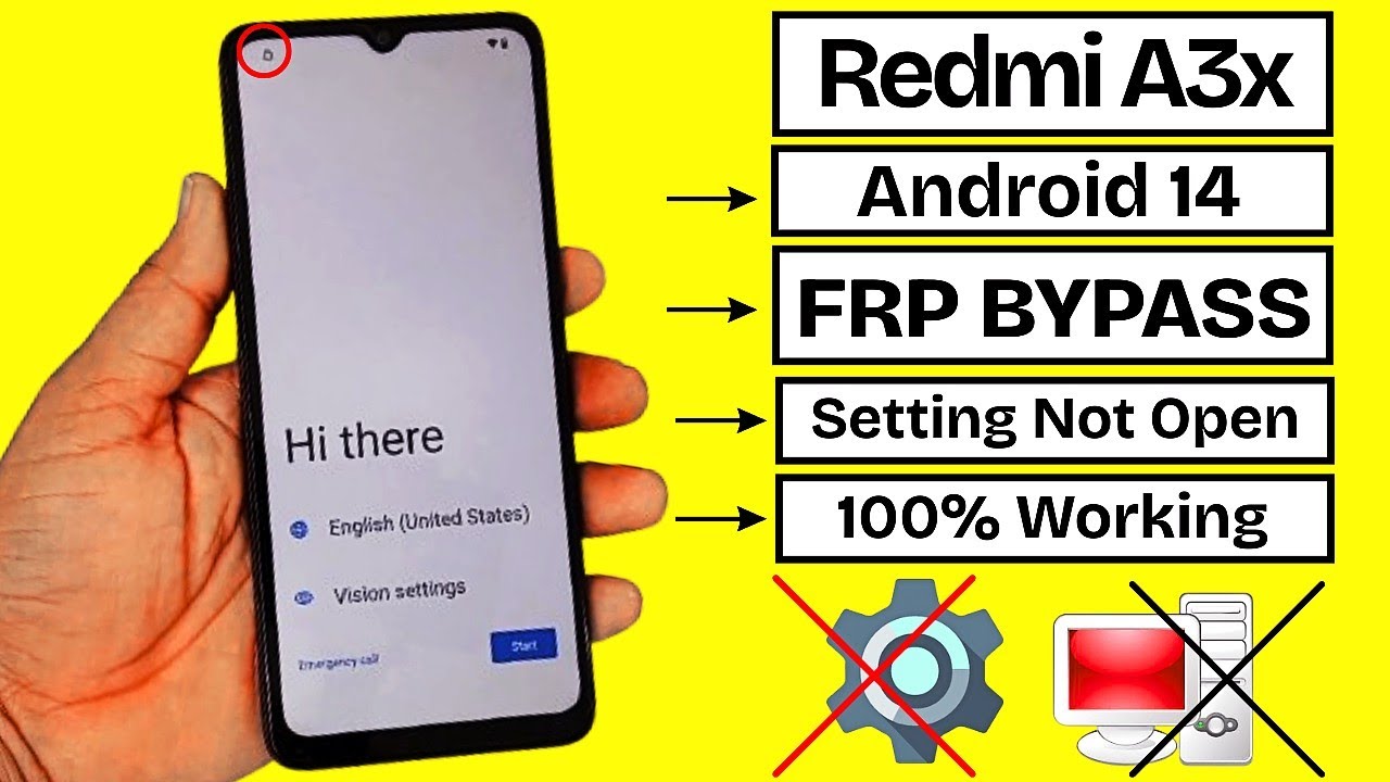 Redmi A3x GOOGLE/FRP Bypass Without PC | Redmi A3x Google Account Remove | New Method 100% Working