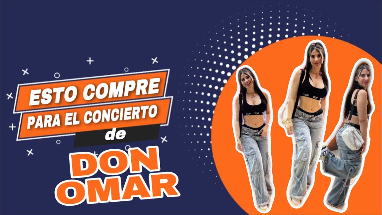 ESTO FUE LO QUE COMPRE PARA EL CONCIERTO DE DON OMAR/ #vlogdejuli
