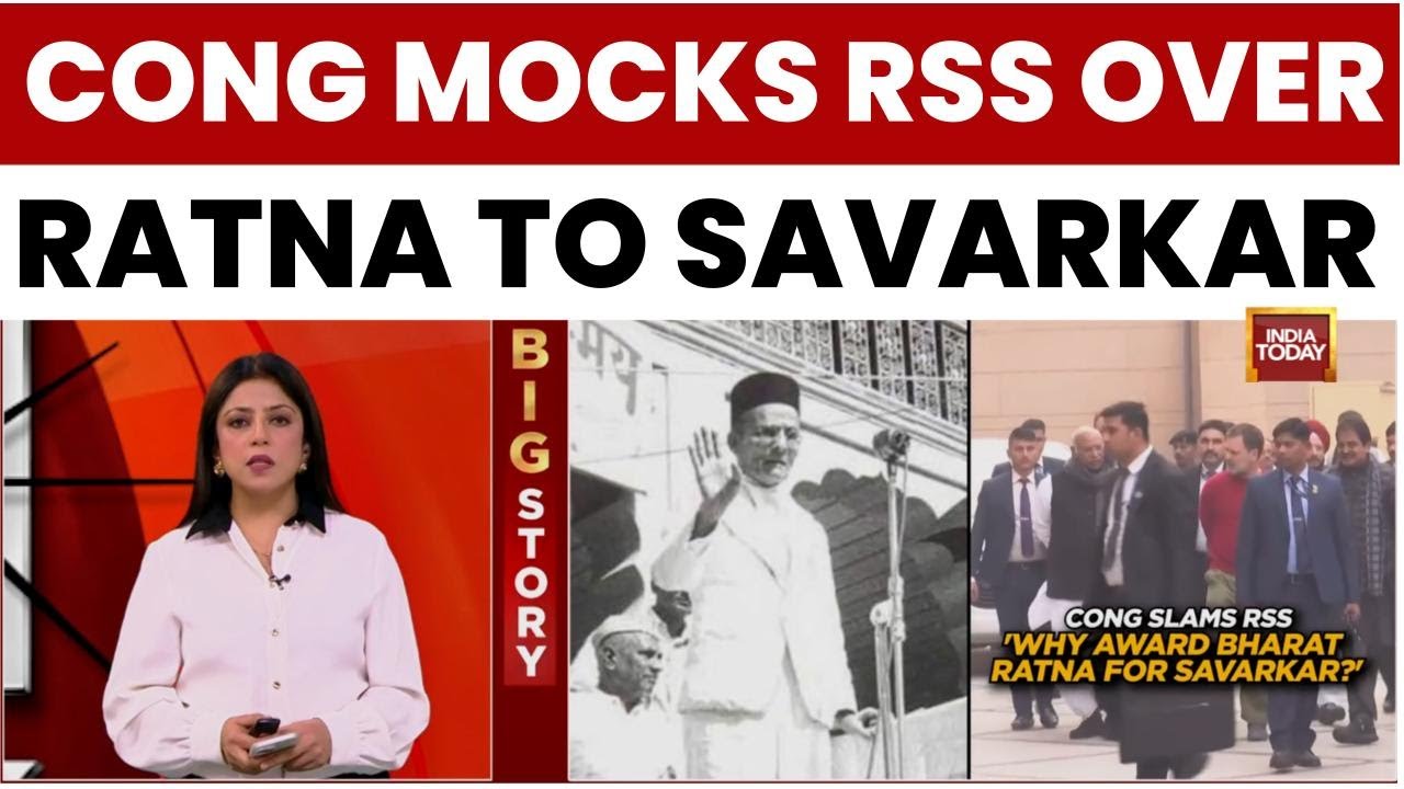 Row Erupts Over RSS Chief Mohan Bhagwat's Remarks On Bharat Ratna For VD Savarkar | India Today