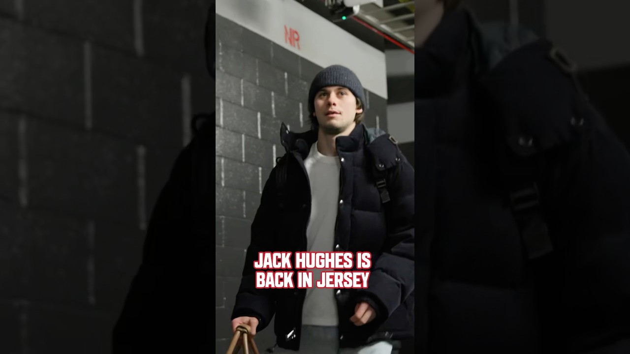 Уехал из дома в погоне за золотом. Вернулся с ним. #шорты #njdevils #jackhughes #madeinjersey #us...