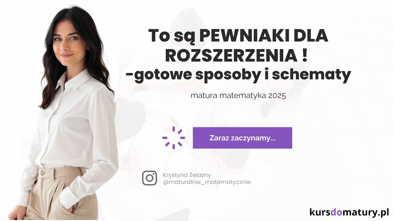 PEWNIAKI Maturalne DLA ROZSZERZENIA 2025 -gotowe sposoby i schematy #matura #matematyka #matura2025