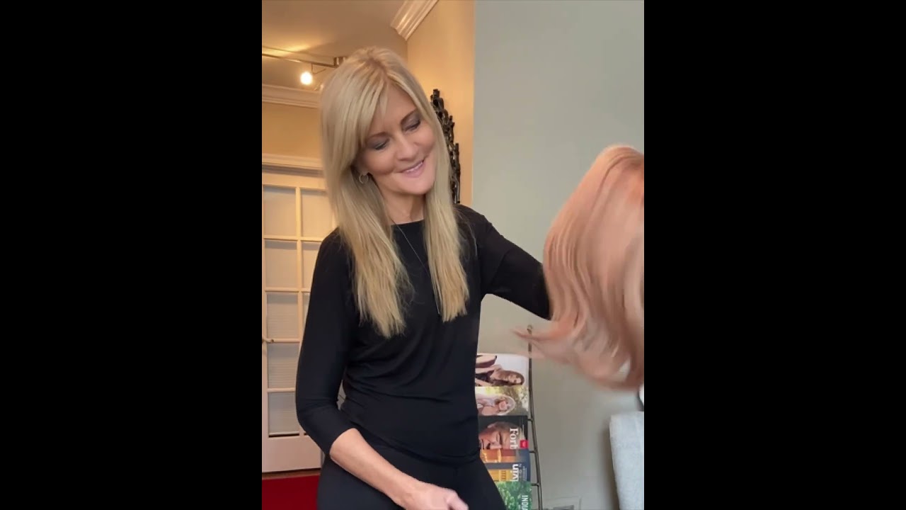 New arrival! A custom hair system for our client Kathi! 💖✨