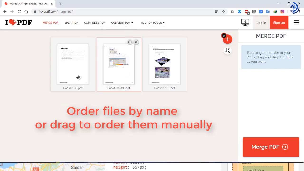 How To Merge PDF Files online