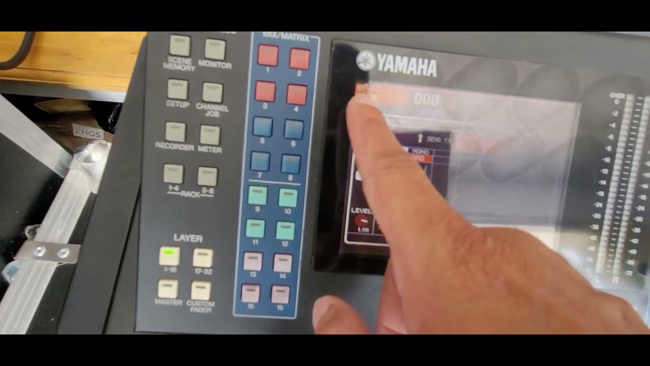 ♻️Cách dùng Matrix trên Mixer Yamaha LS9 16 cơ bản. Facebook:  Âm Thanh Nhạc Trịnh 0708.222.168