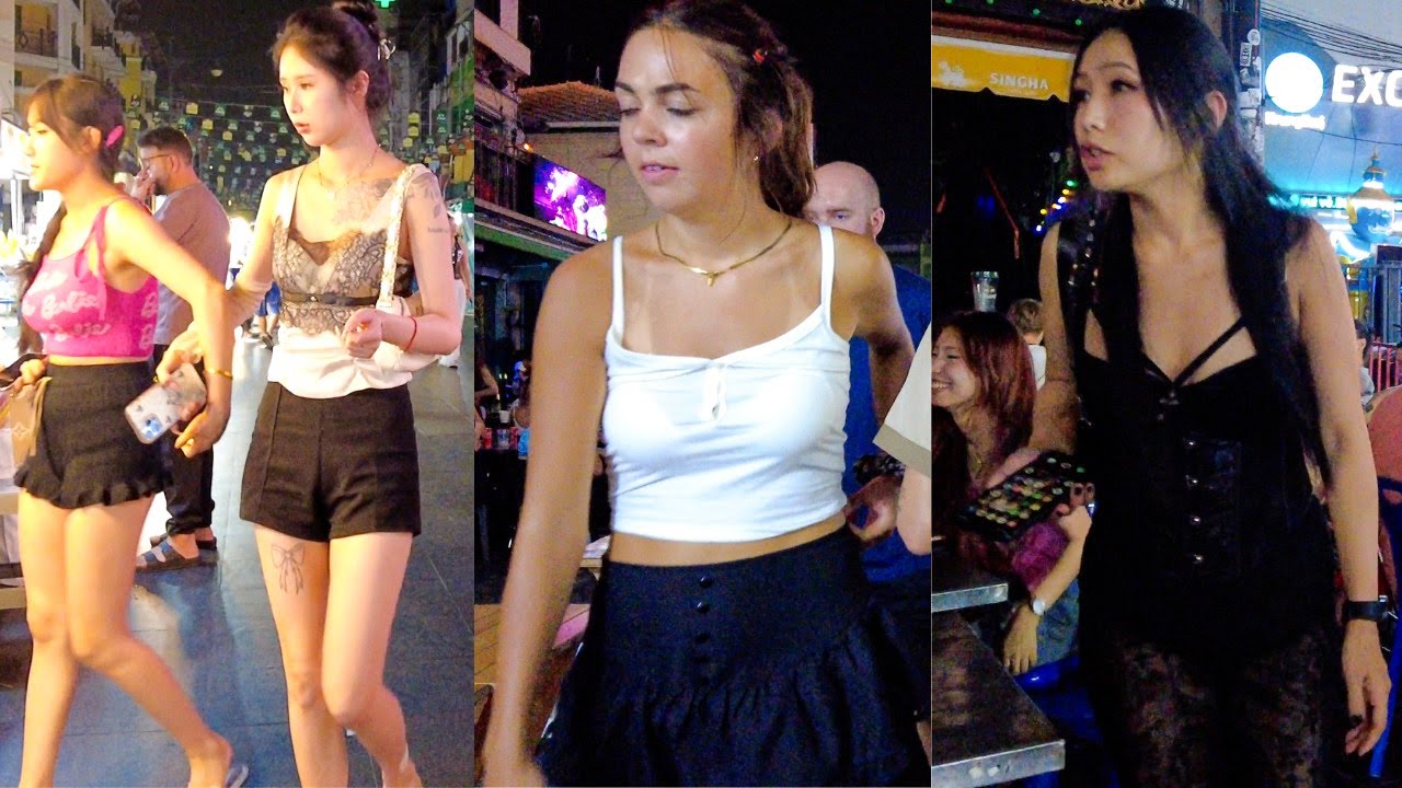 [4K] Khaosan Road Is A Great Example For Bangkok Nightlife