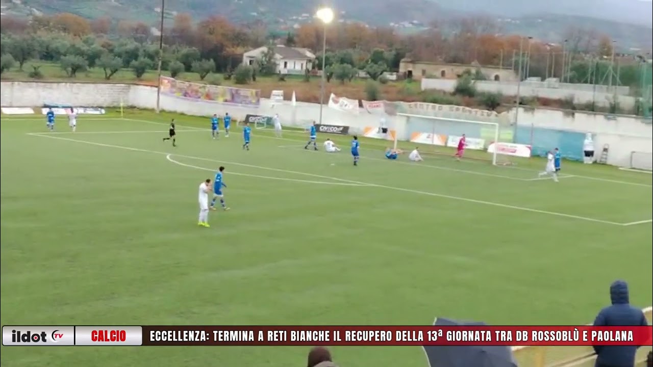 Eccellenza: termina 0-0 DB Rossoblù-Paolana