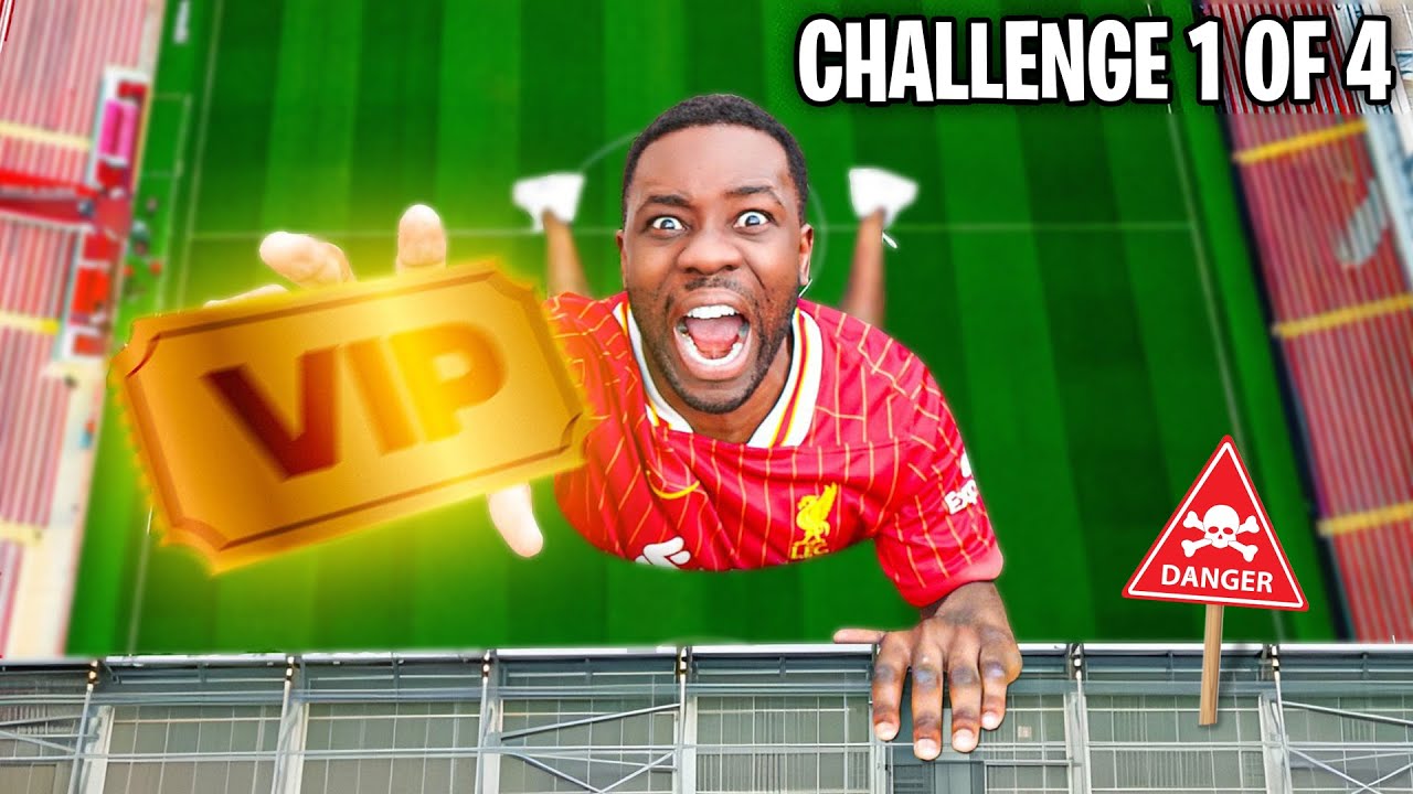 I Had to Survive 4 Extreme Challenges to Get VIP Liverpool Tickets