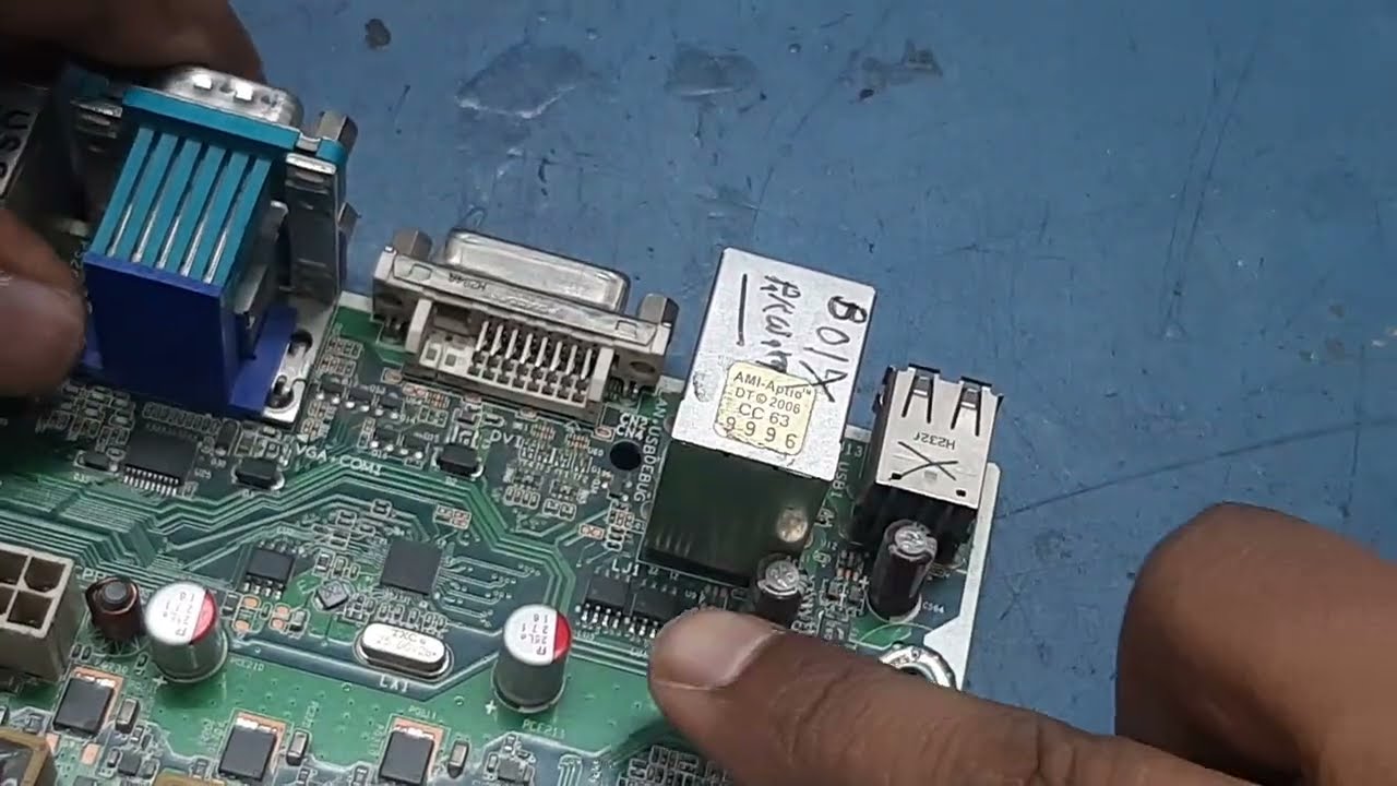 HP Pro 3330 Micro Tower PC Rear USB port not working Repair step by step