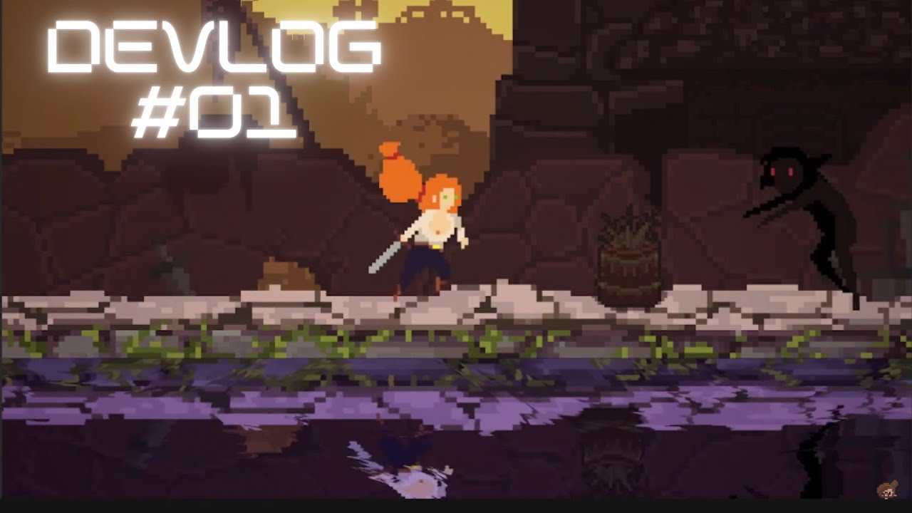 criei meu próprio jogo de PLATAFORMA com elementos de RPG | Devlog #001