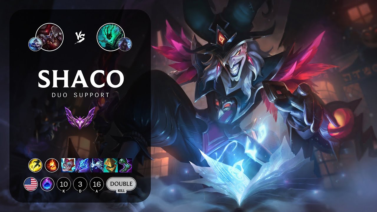Shaco Support vs Thresh - NA Master Patch 13.13