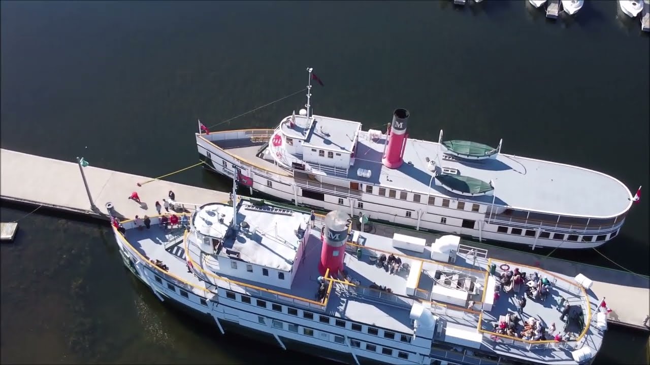 A Dream Trip. The historic steamship Muskoka. Путешествие мечты на историческом пароходе «Мaскока».