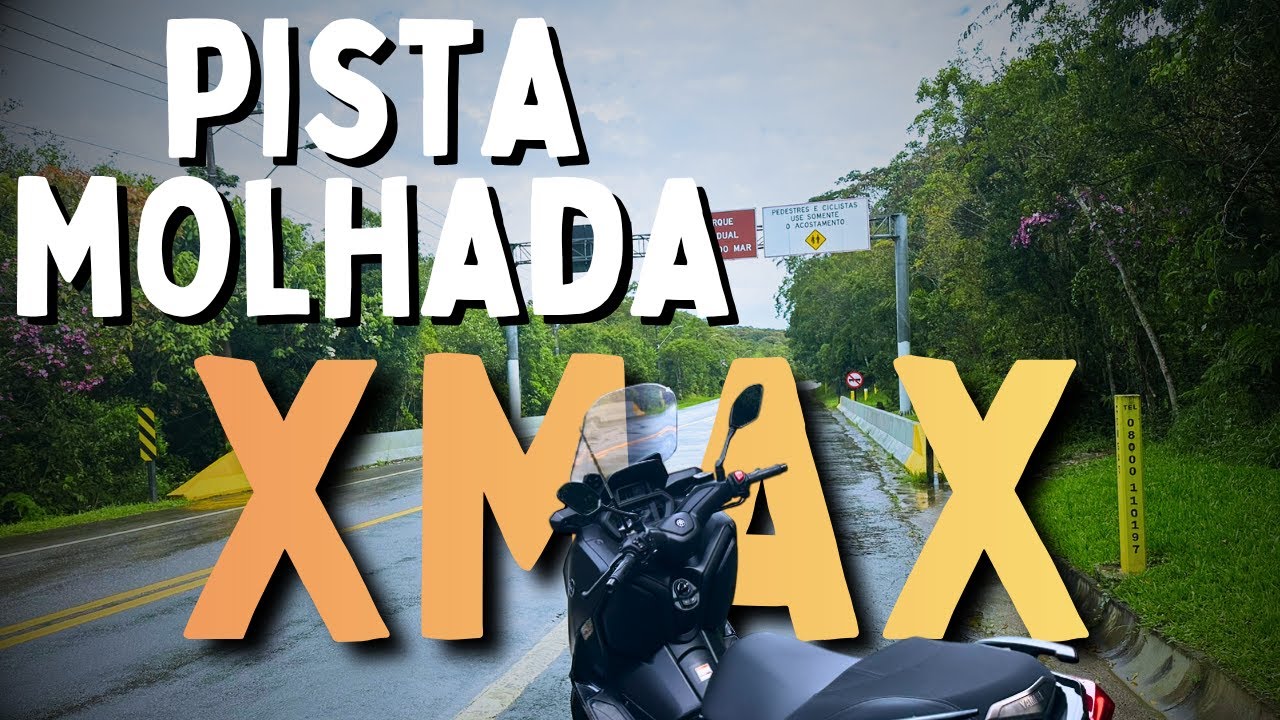 ROLÊ de XMAX 250 na Chuva até o Riacho Grande 🌧️ | Caminho do Mar, Estrada Velha e X-max Consumo!
