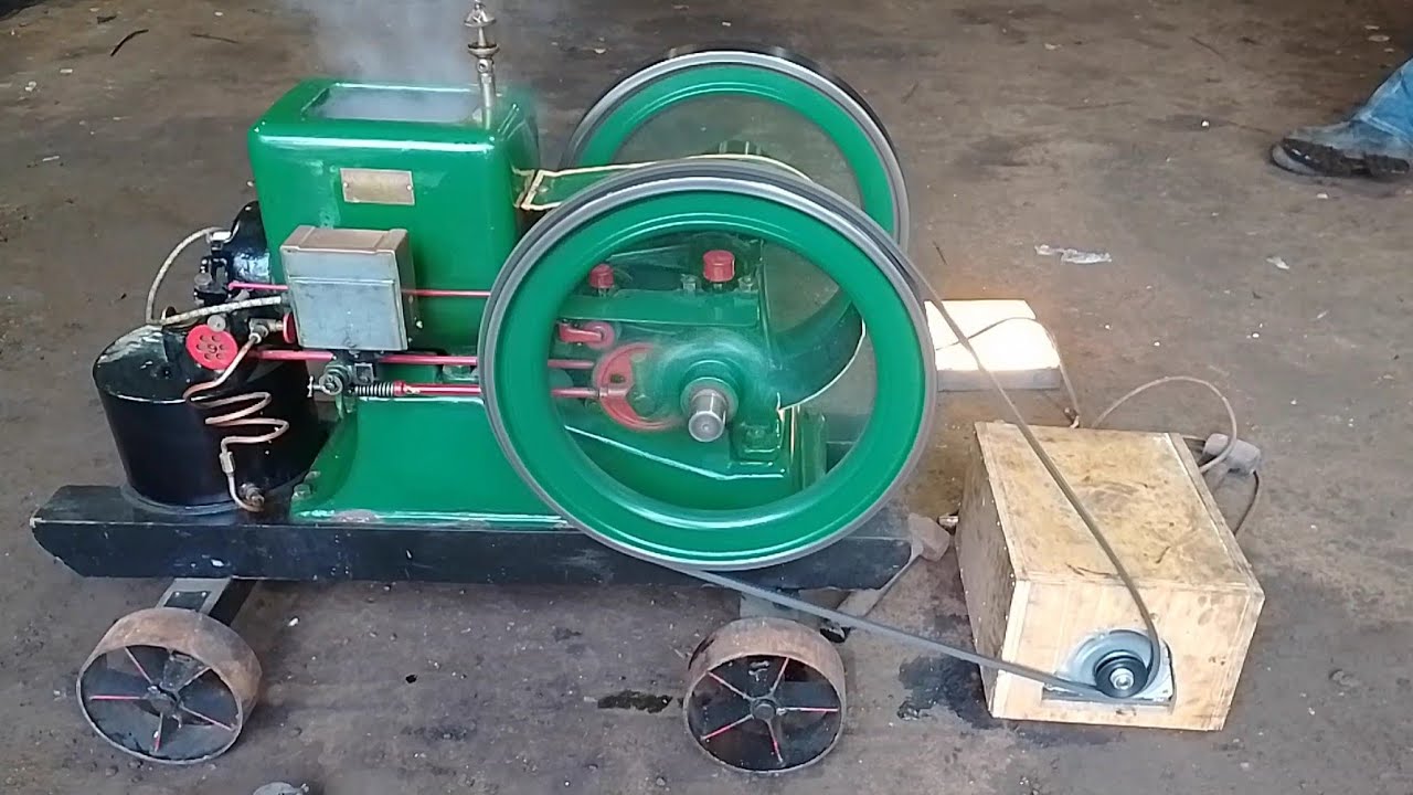 Witte 3hp 1926 first loaded paraffin run