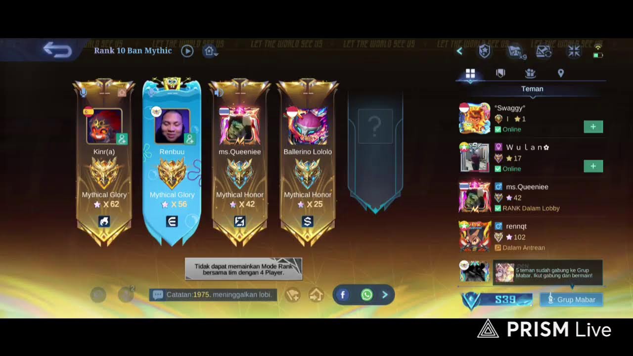 LET'S GOO PUSHRANK, MABAR GRATISS!!