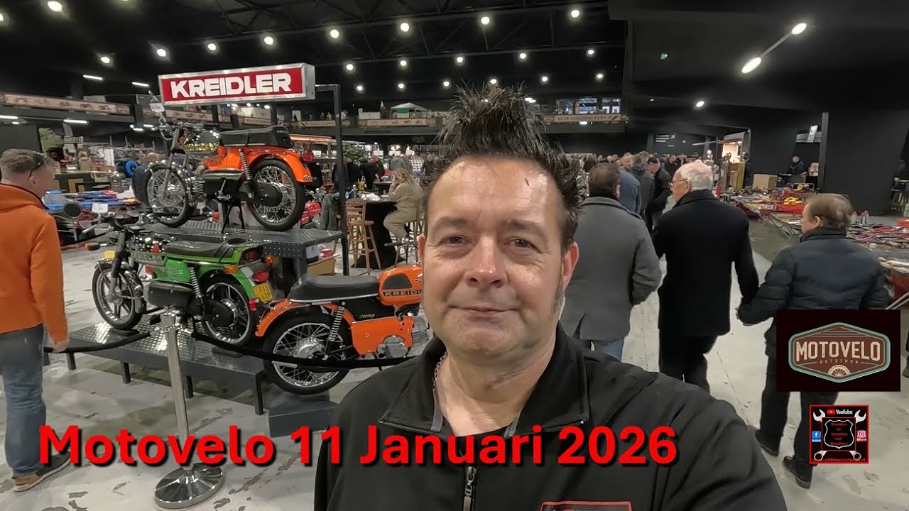 Motovelo Autotron Rosmalen 11 Januari 2026 motor brommer en fiets event Bezoeken met Morpheus.