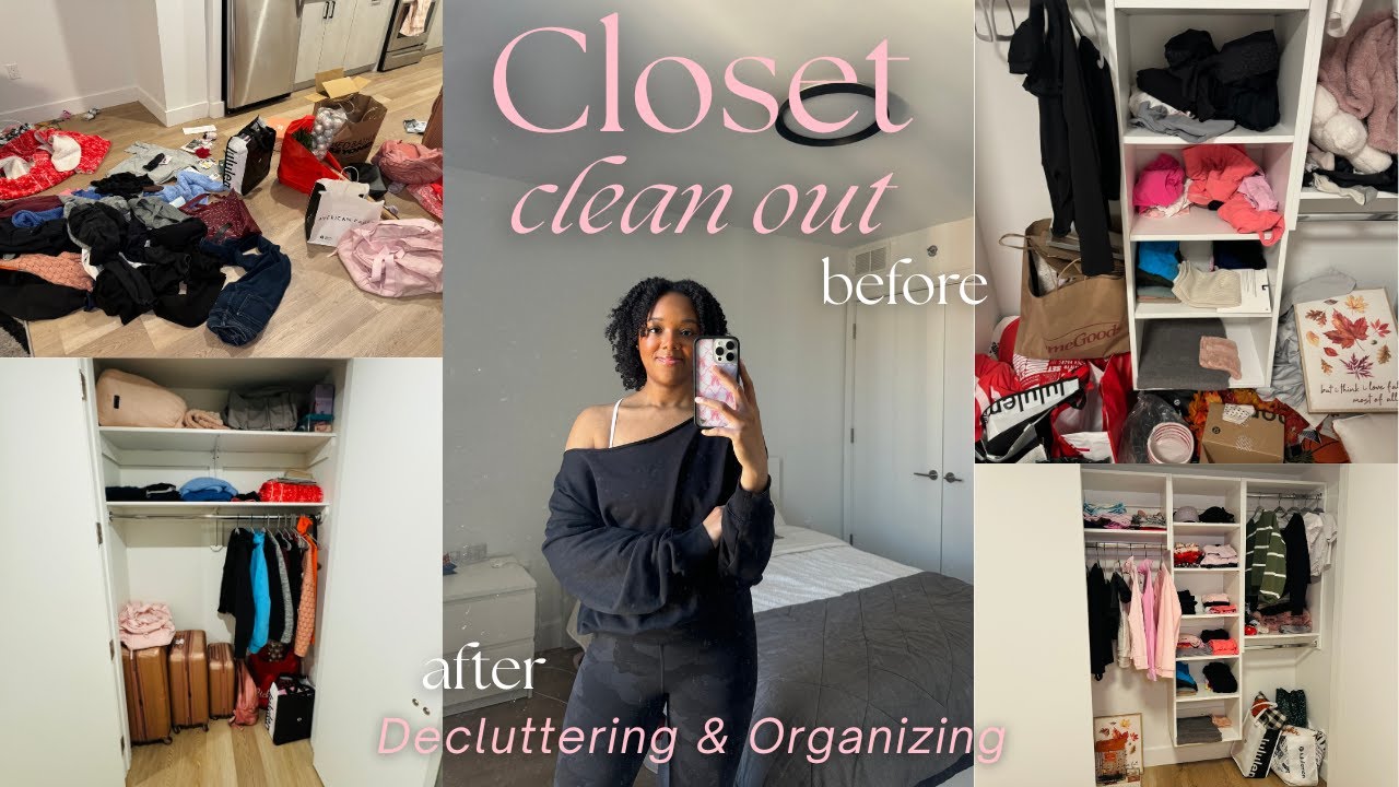 CLOSET CLEAN OUT | decluttering & organizing 2025 RESET