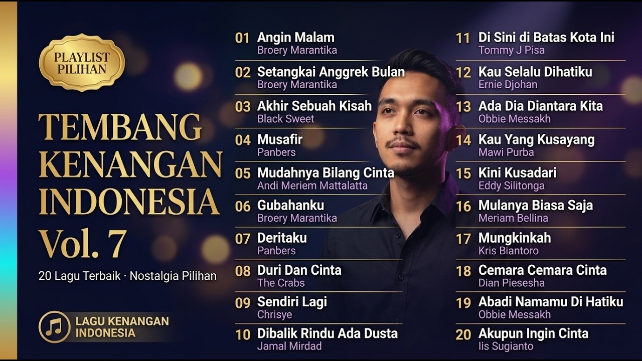 Tembang Kenangan Indonesia Vol. 7 | 20 Lagu Kenangan Sepanjang Masa