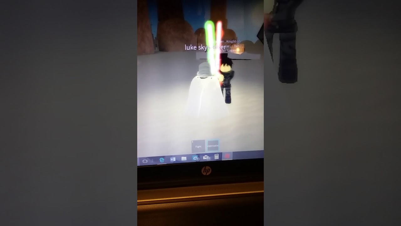 Roblox star wars luke skywalker vs kylo ren