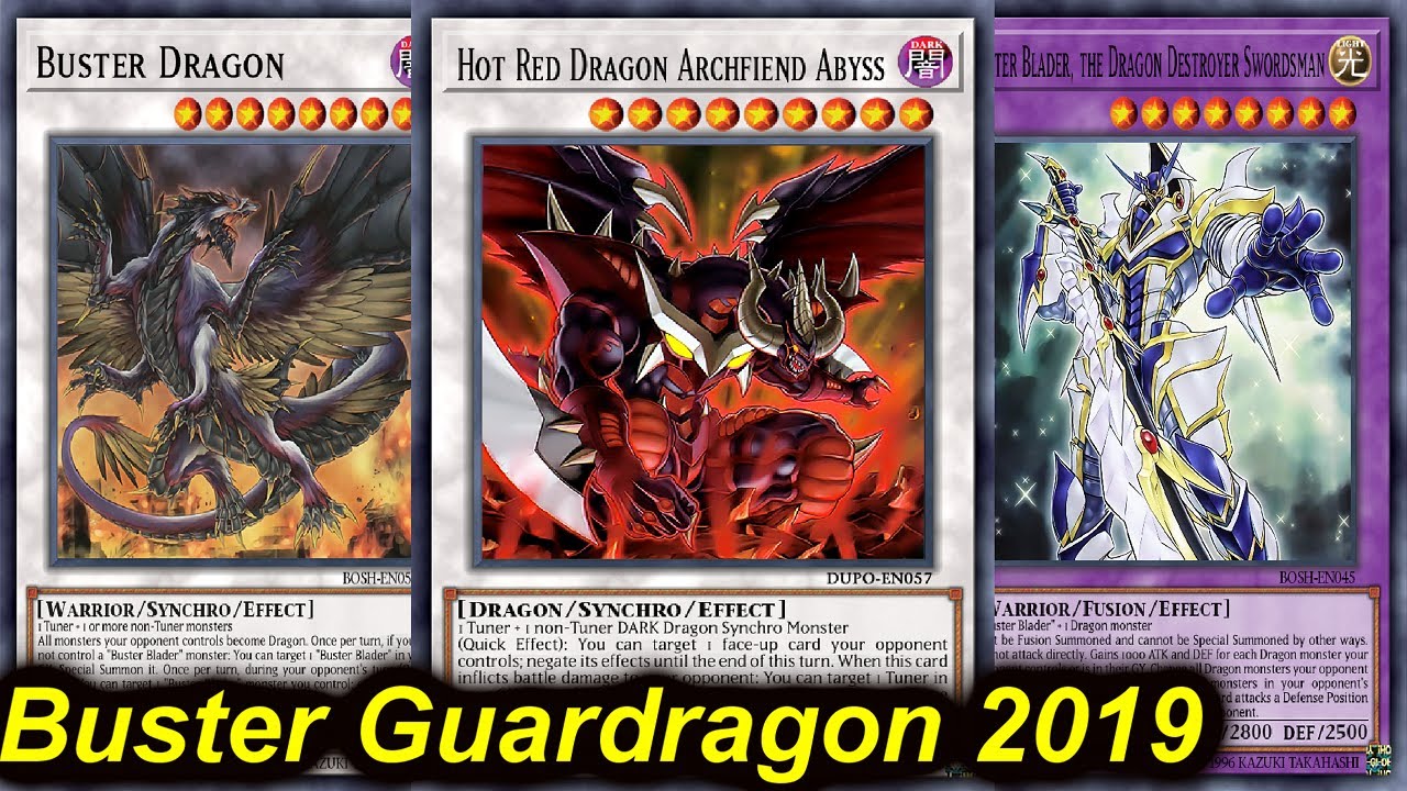 【YGOPRO】BUSTER BLADER GUARDRAGON DECK 2019