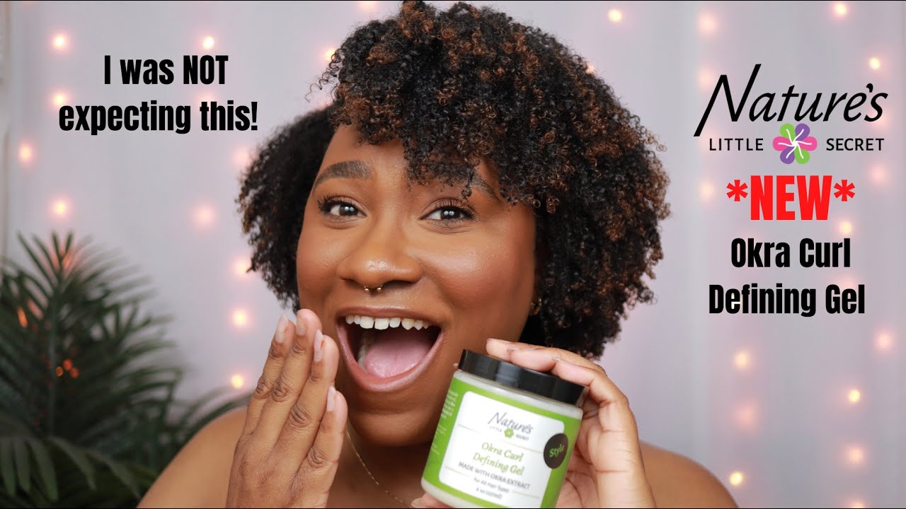 NEW Nature's Little Secret Okra Curl Defining Gel Wash n Go | I was NOT expecting this!