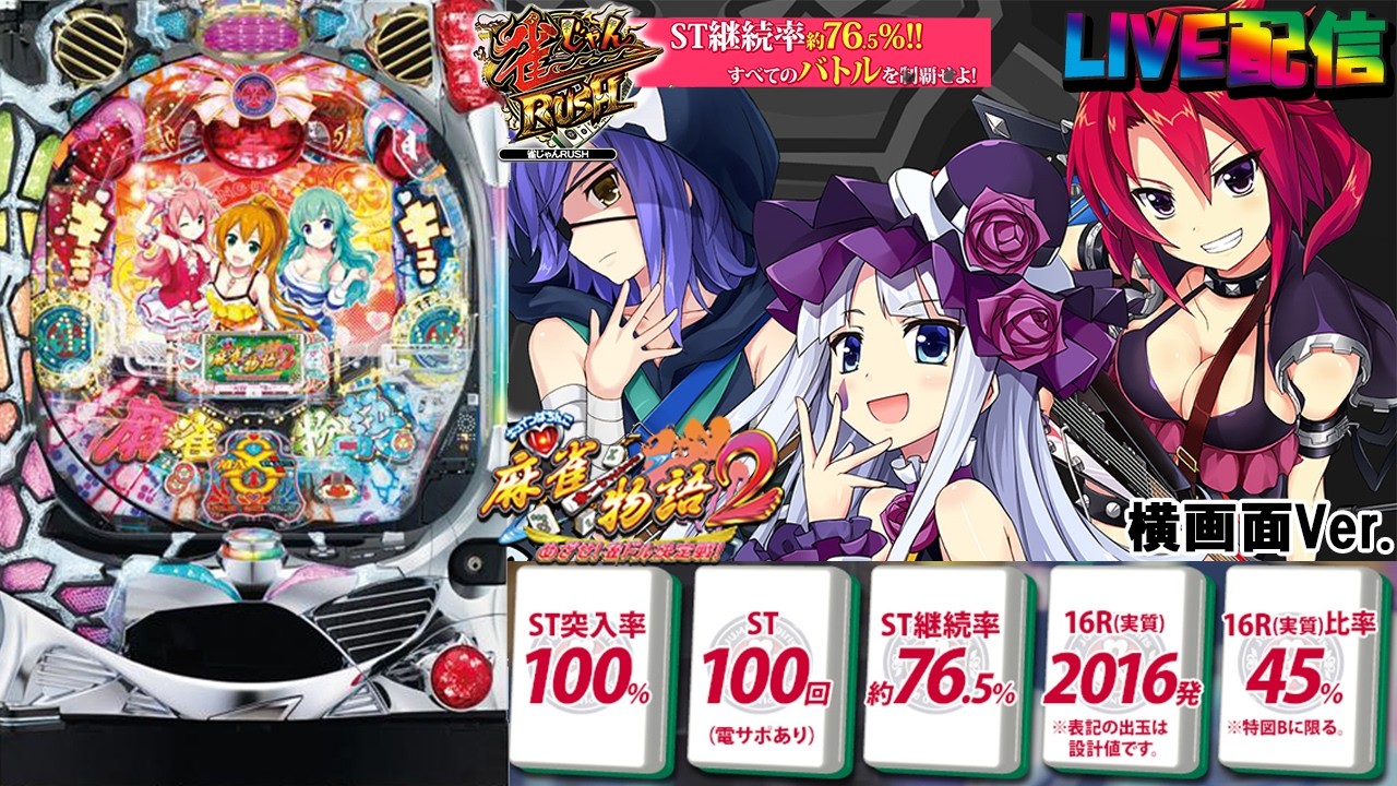 【実機配信家庭用(横画面版)】CR麻雀物語2～めざせ!雀ドル決定戦!～ M9AY1(1/299) S02part03「平和の「麻雀物語」シリーズに「雀ドル」が活躍する！？」