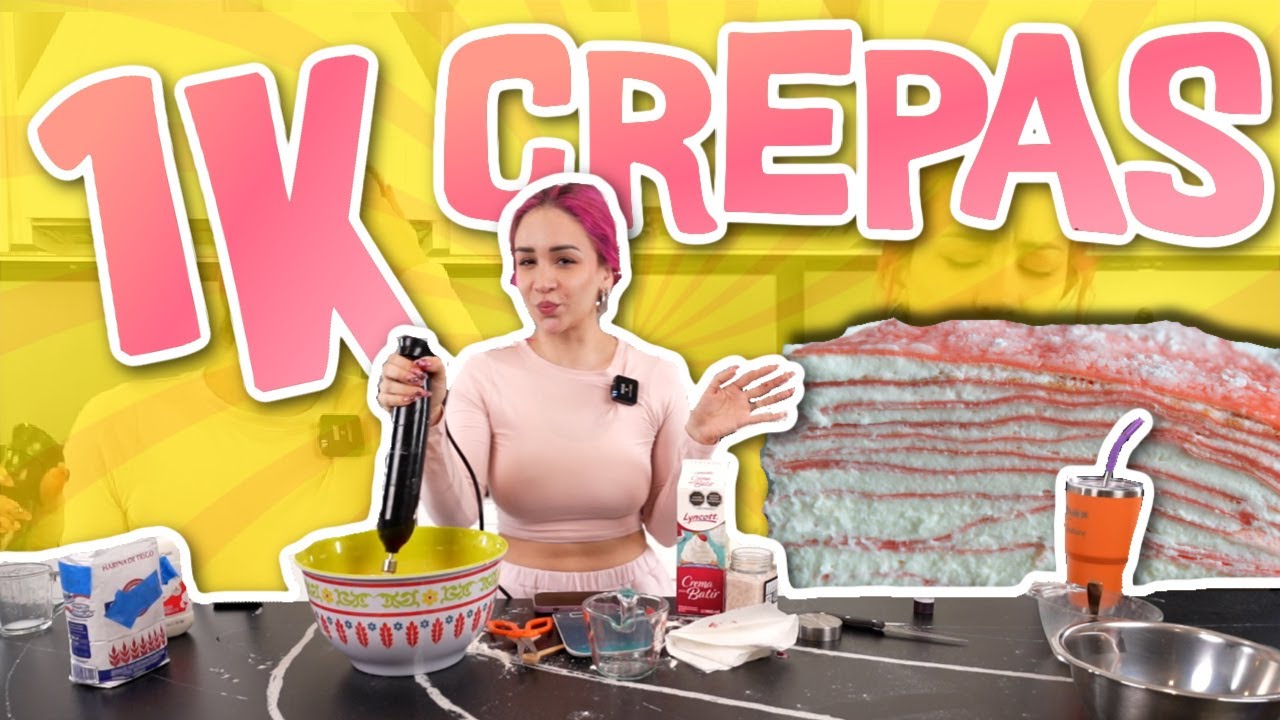La CHEFSIÑA descubre su GRAN TALENTO HACIENDO MIL CREPAS