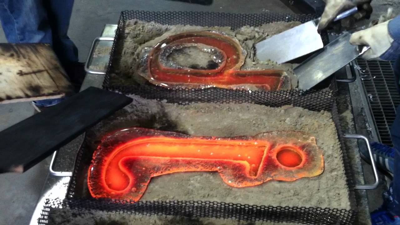glass casting letters