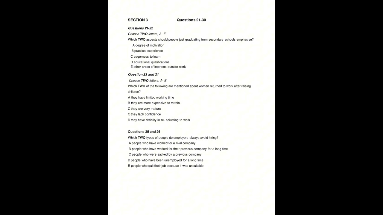 Vol 1 - test 7 - section 3
