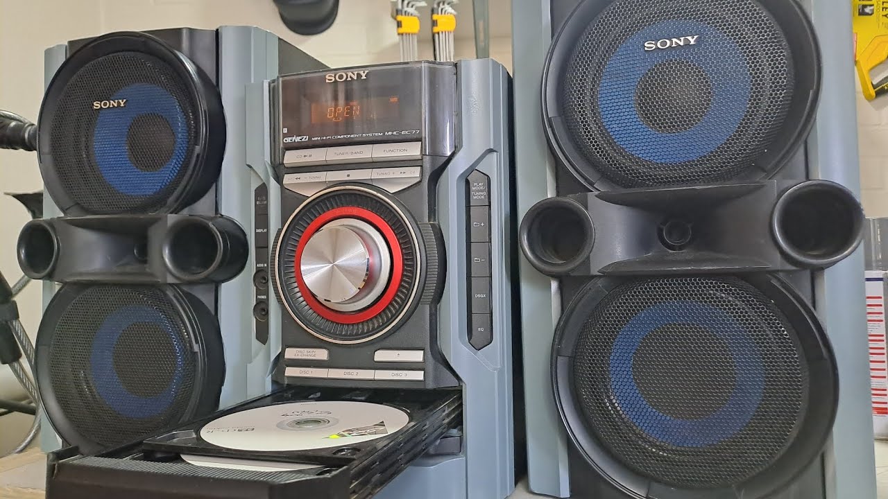 Restauración de Minicomponente Sony Genezi MHC-EC77 | Parte 2