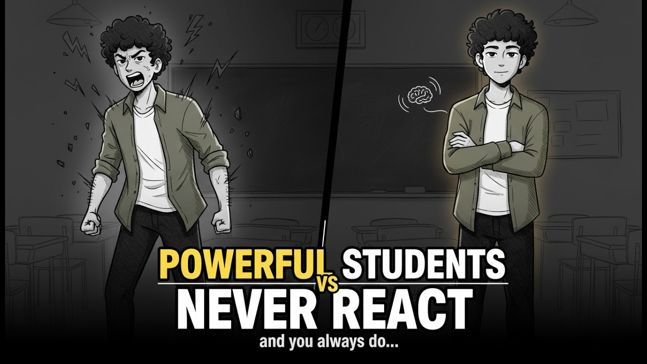 Why POWERFUL students never REACT (and you always do)