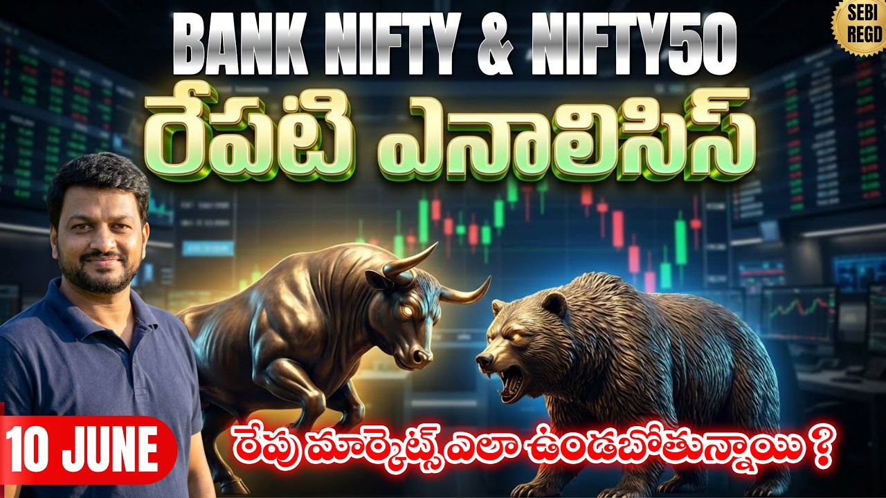 Daily Analysis Bank Nifty Prediction | Nifty 50 Post & Pre-Market Analysis #telugutradershyam