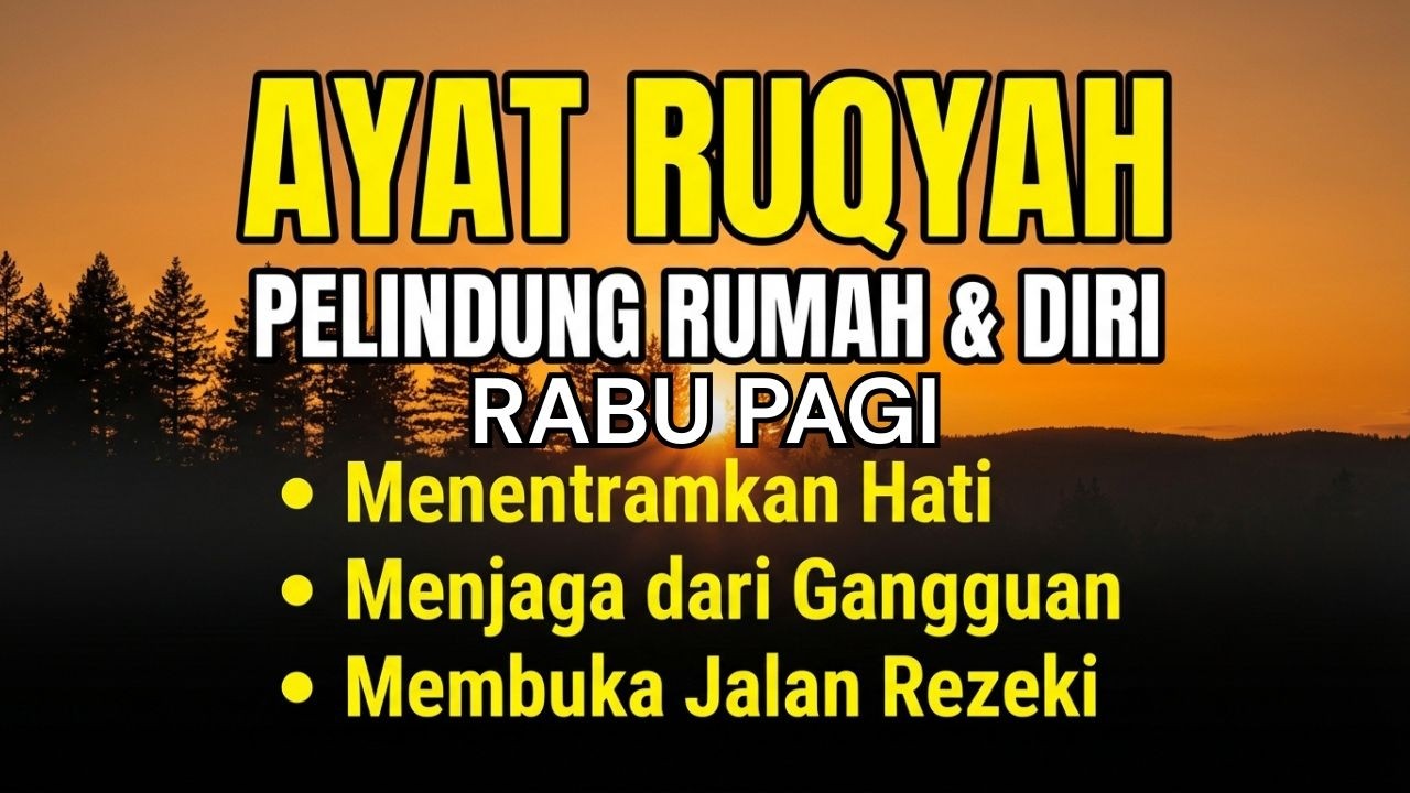 AYAT RUQYAH TERKUAT | Ruqyah Rumah Pengusir Jin & Sihir | Menentramkan Hati & Pikiran