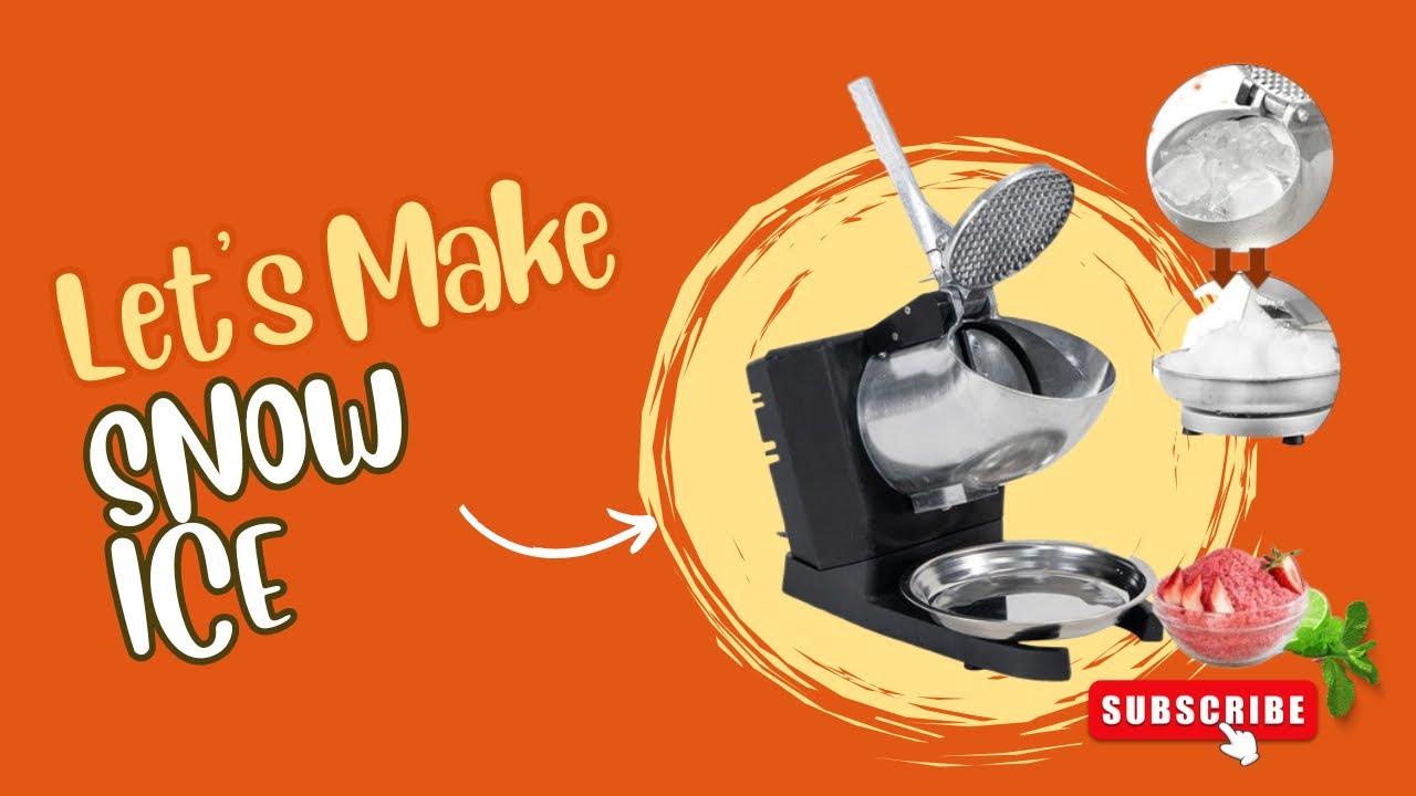SCHWUA Home Shaved Ice Machine - Perfect Snow Texture