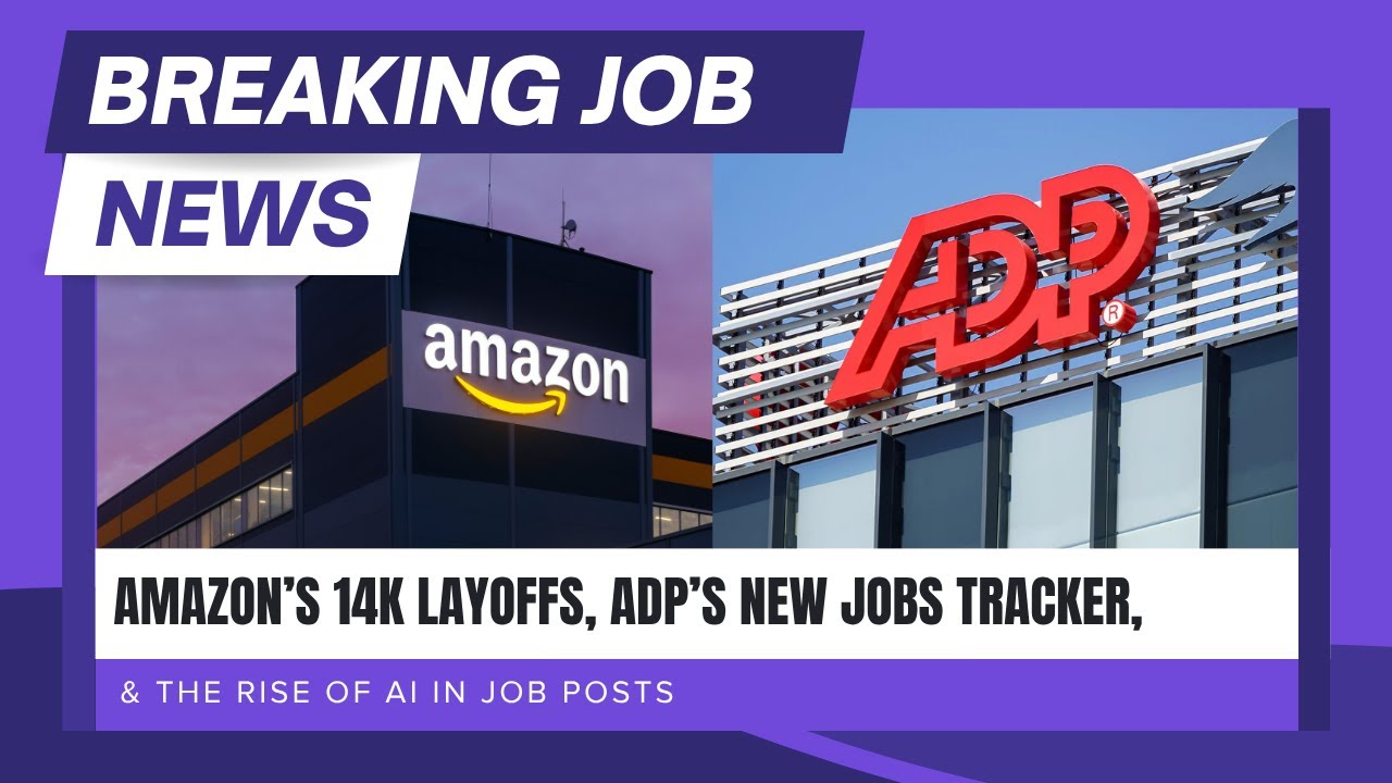 Срочные новости о вакансиях: 14 тыс. увольнений в Amazon, новый сервис поиска работы ADP и рост и...