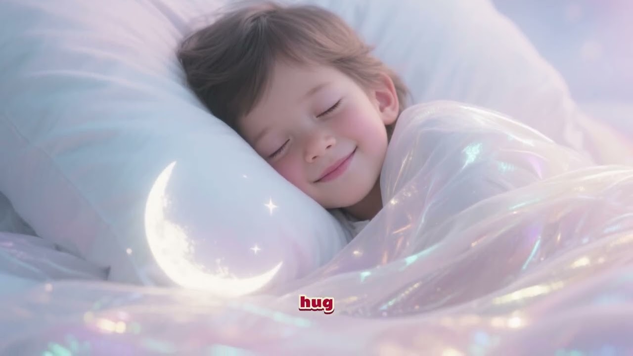 A moon that tucks children into sleep 
