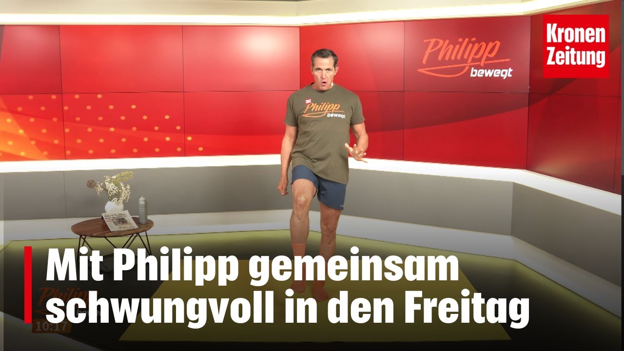 Philipp bewegt am Freitag, 06.09.: Mit Schwung und guter Laune ins Wochenende