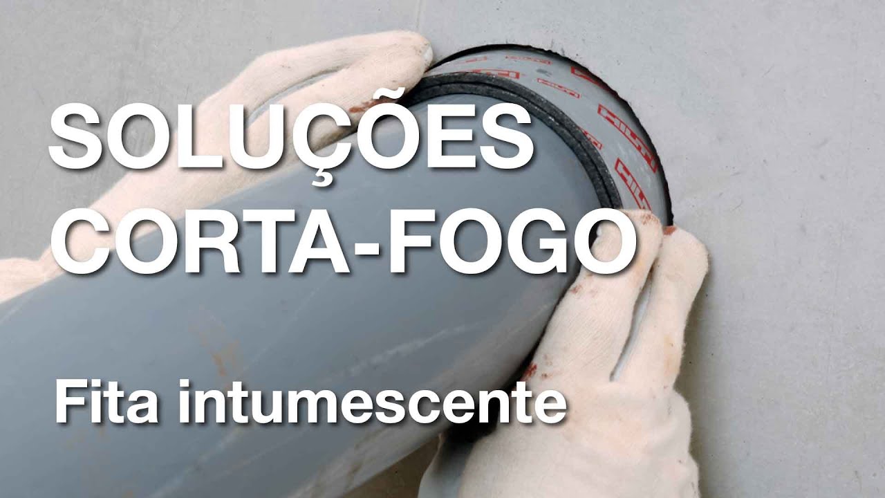 Tutorial Hilti | Fita intumescente corta-fogo