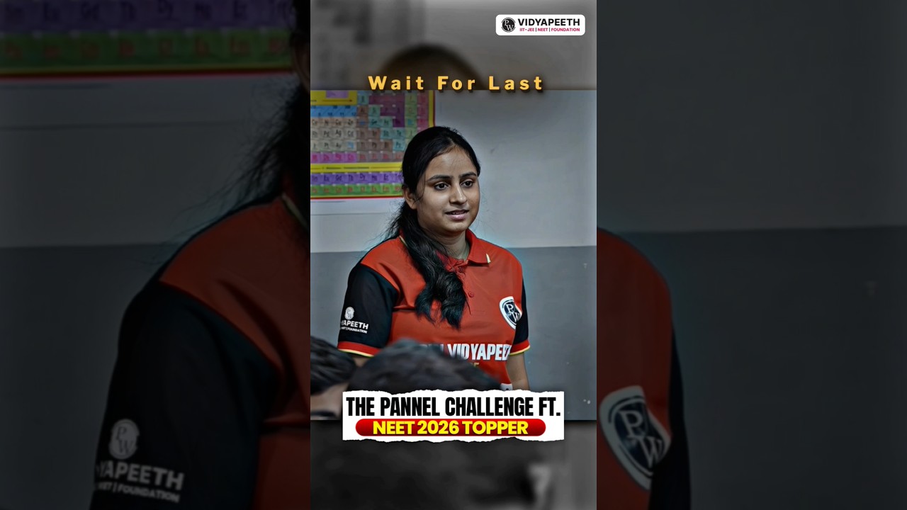 This Came Out Of Syllabus 🤯 The Pannel Challenge ft NEET 2026 Toppers