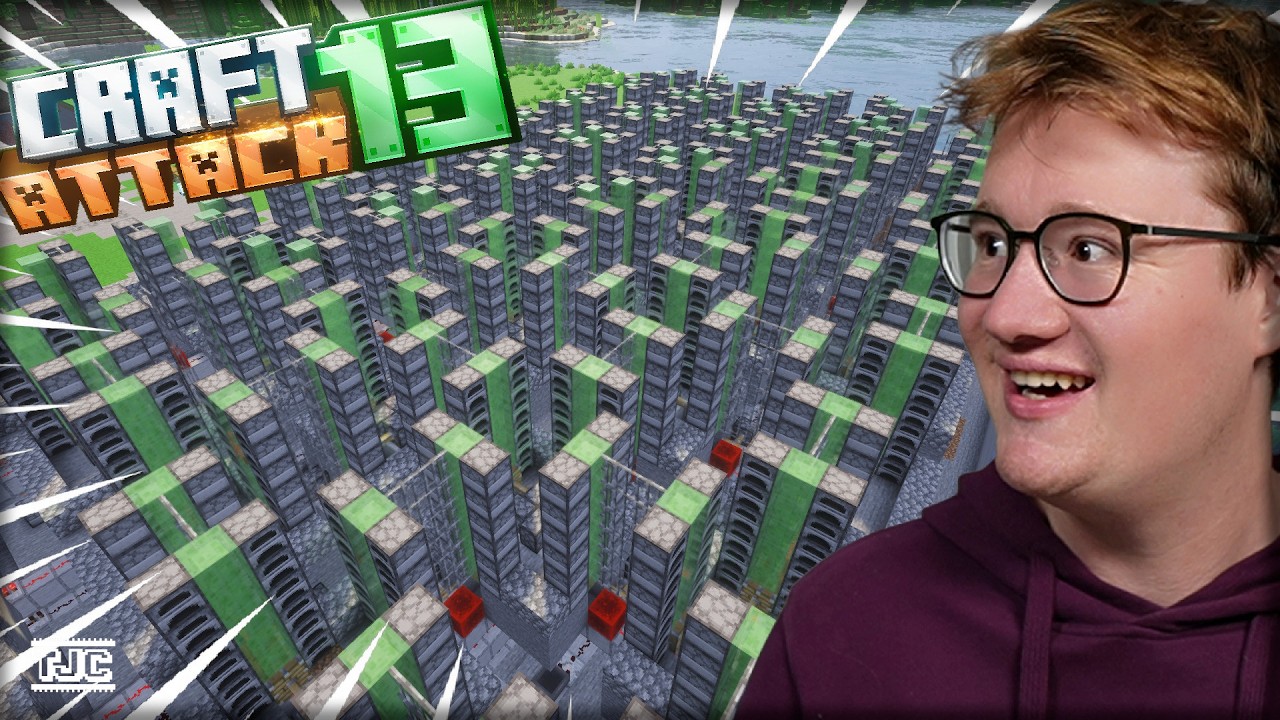 NOCH NIE gab es in CRAFT ATTACK ein SO GEWALTIGES REDSTONE LABYRINTH | Craft Attack 13