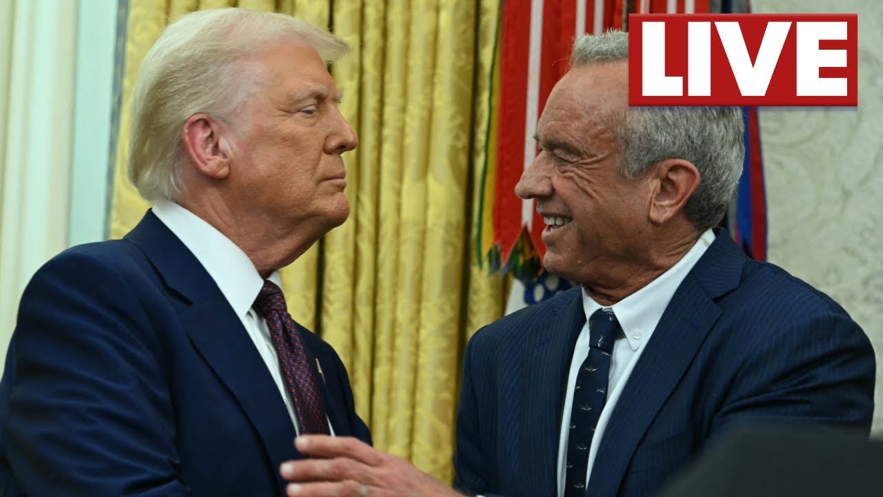 LIVE l Trump, RFK Jr. press conference at White House