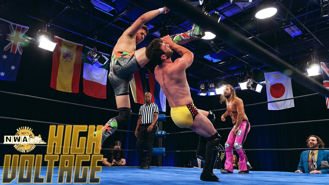 Sal Rinauro vs PJ Hawx vs Colby Corino - TV Title #1 Contender's Match | NWA High Voltage