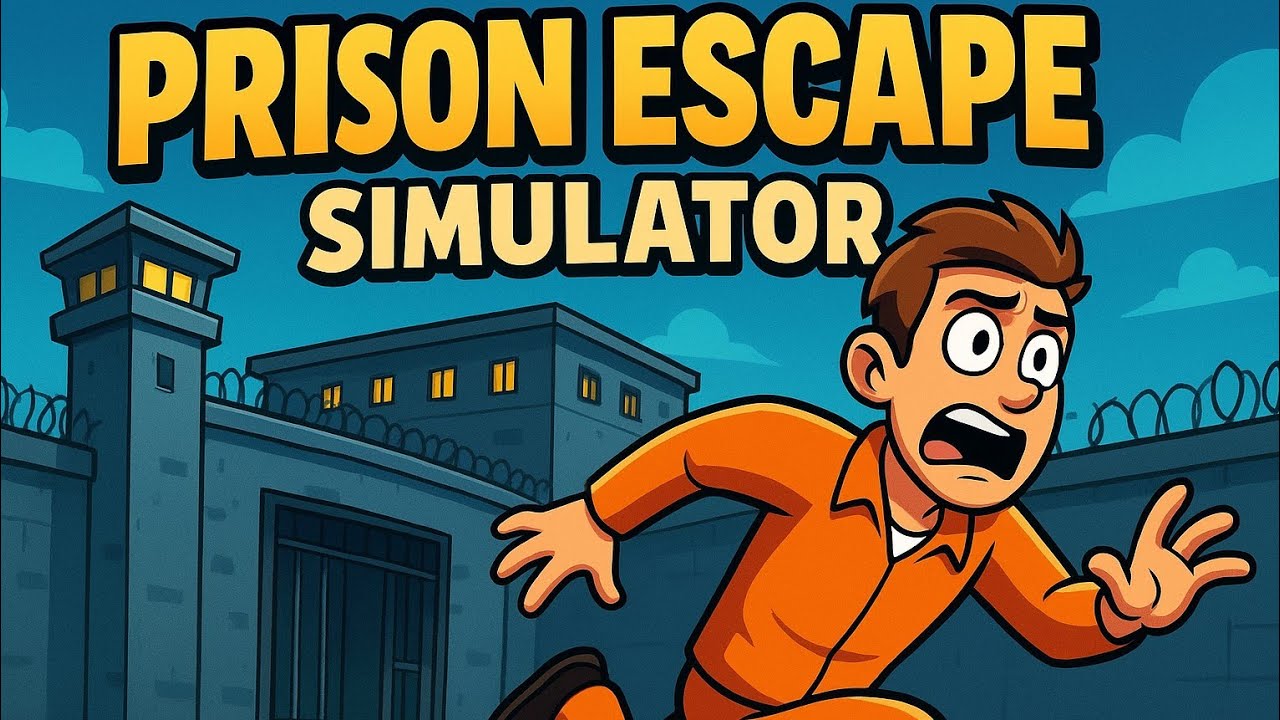 O DIA QUE TENTEI ESCAPAR DE UMA PRISÃO!!!!!!!! - Prison Escape Simulator