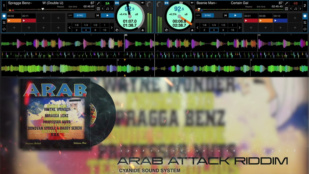ARAB ATTACK RIDDIM MIX (1995) #dancehall #arabattack #davekelly #cyanidesoundsystem #reggae