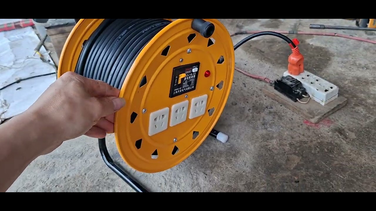 Rulo cuộn dây điện, kèm 30m dây điện 2x2.5. Lh 0975992719