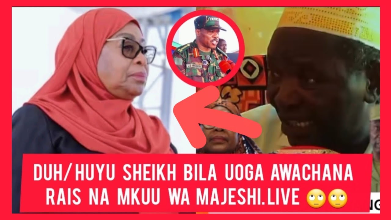 DUH/ HUYU SHEIKH BILA UOGA AWACHANA RAIS NA MKUU WA MAJESHI NYIE NI WAUAJI 🙄🙄