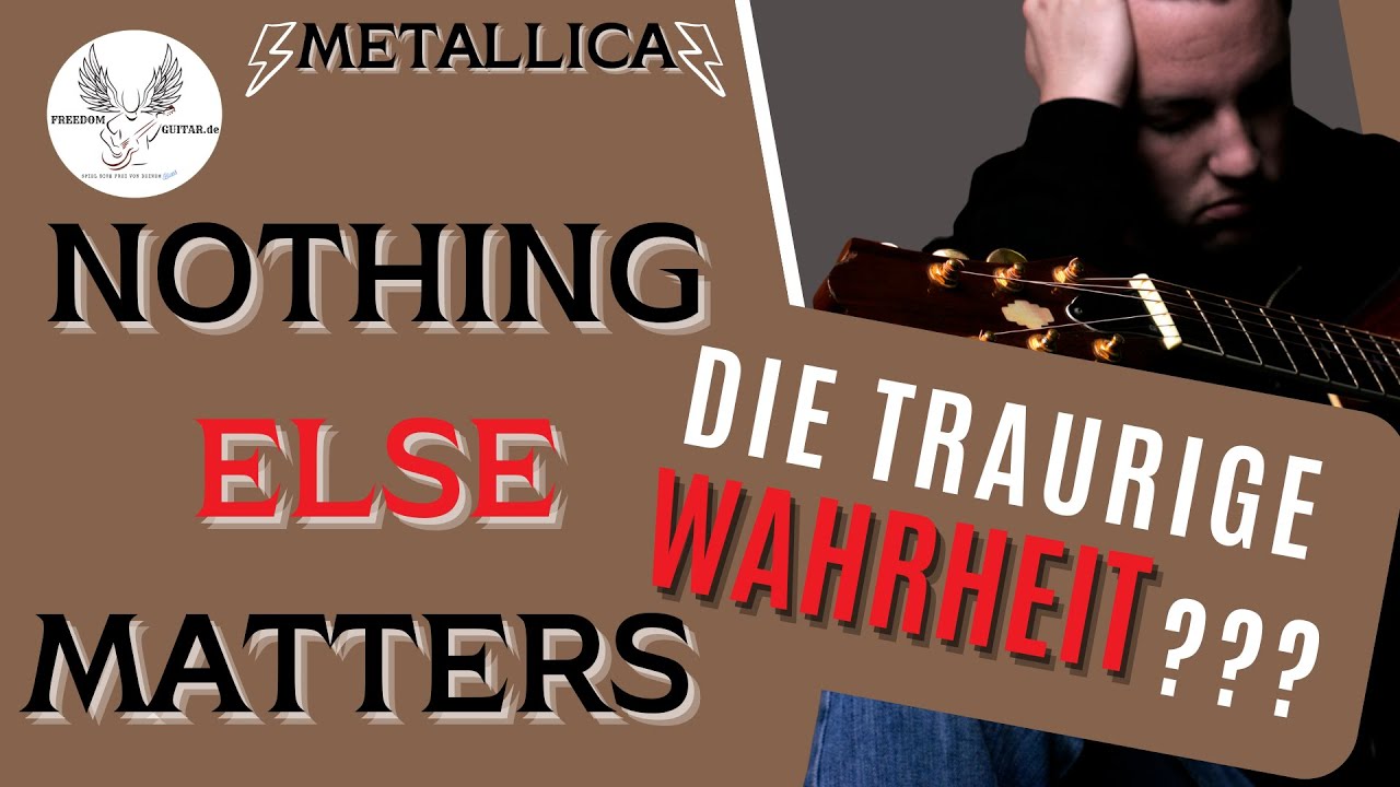 NOTHING ELSE MATTERS auf der Gitarre lernen für JEDEN Anfänger